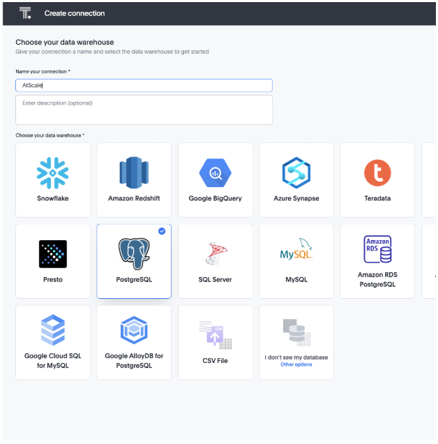 How to connect Thoughtspot 2