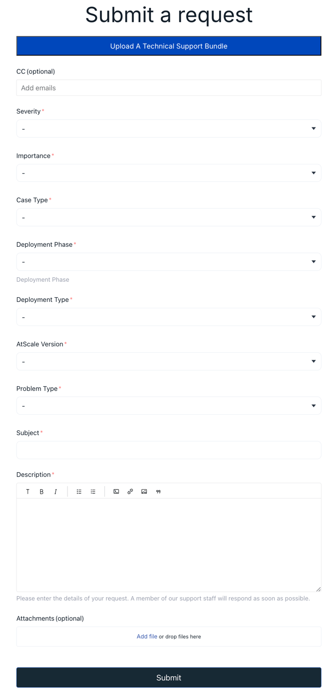 Technical Services Customer Guide